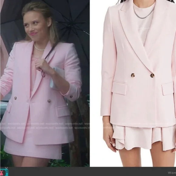 Club Monaco Light Pink Blazer - Picture 3 of 9
